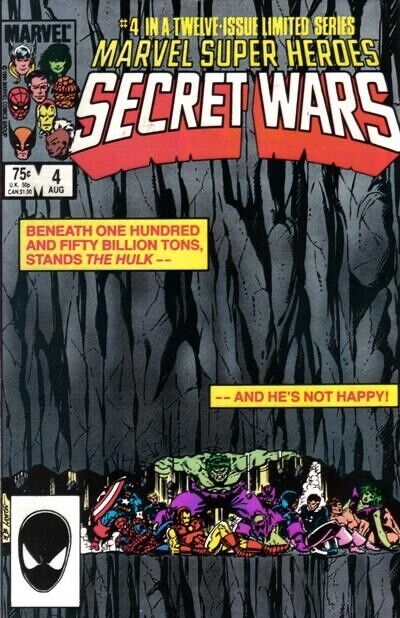 MARVEL SUPER HEROES SECRET WARS #4 F/VF, Direct Comics 1984 Stock Image
