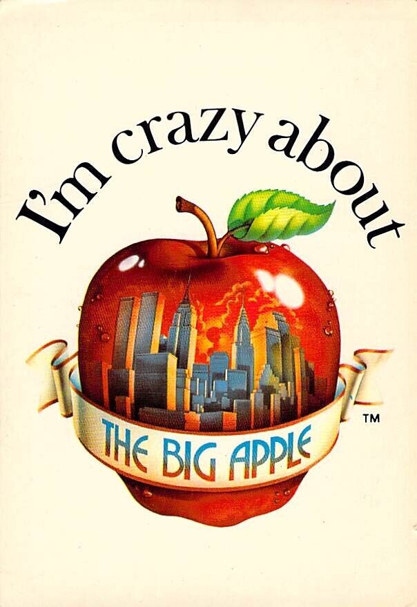 I\'m Crazy About The Big Apple Postcard M22