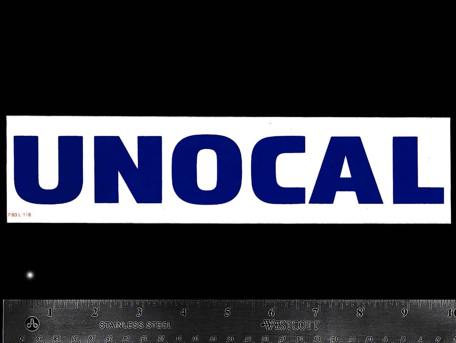 UNOCAL 76 - Original Vintage 70's 80’s Racing Decal/Sticker - Union Oil Company