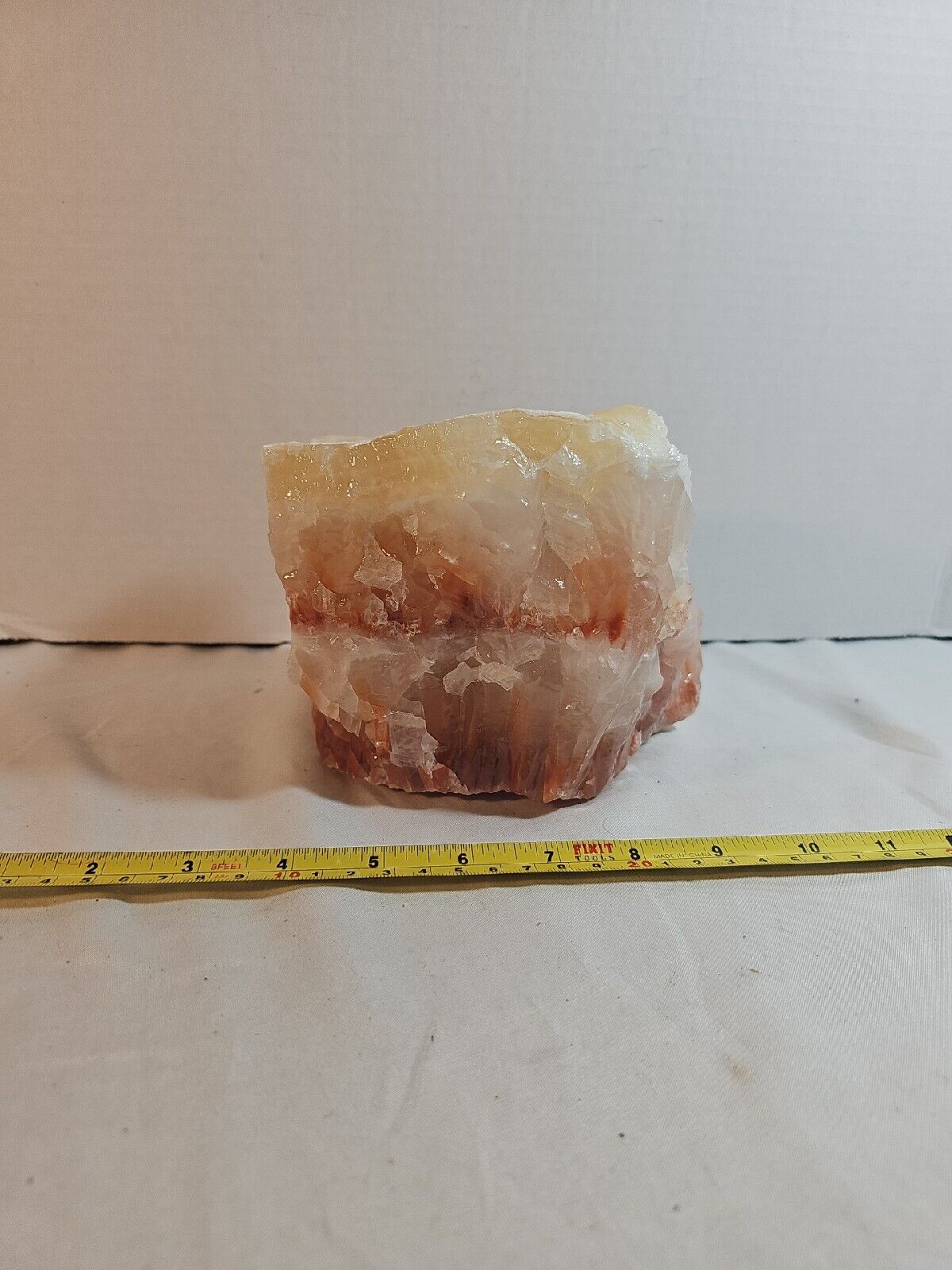 Rough Banded Red Calcite Crystal  8  pounds 6\