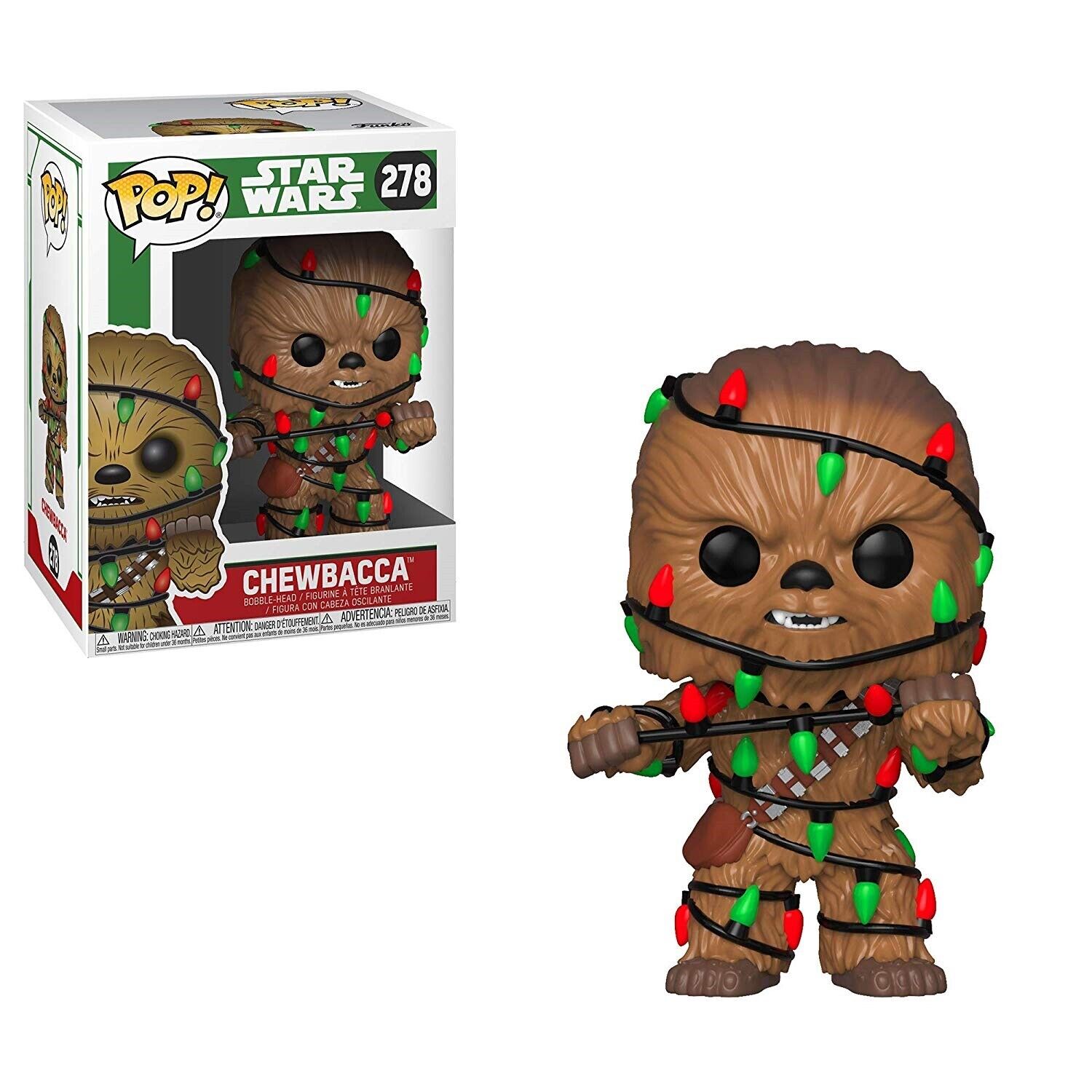 Funko - POP Star Wars: Holiday - Chewie w/ Lights Brand New In Box