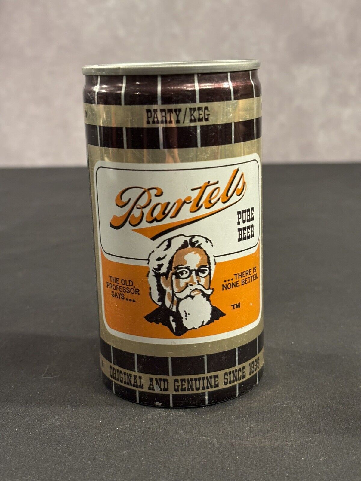 Old Bartel\'s Pull Top Original Genuine Beer Can 12 oz 1980s Party/Keg Vintage