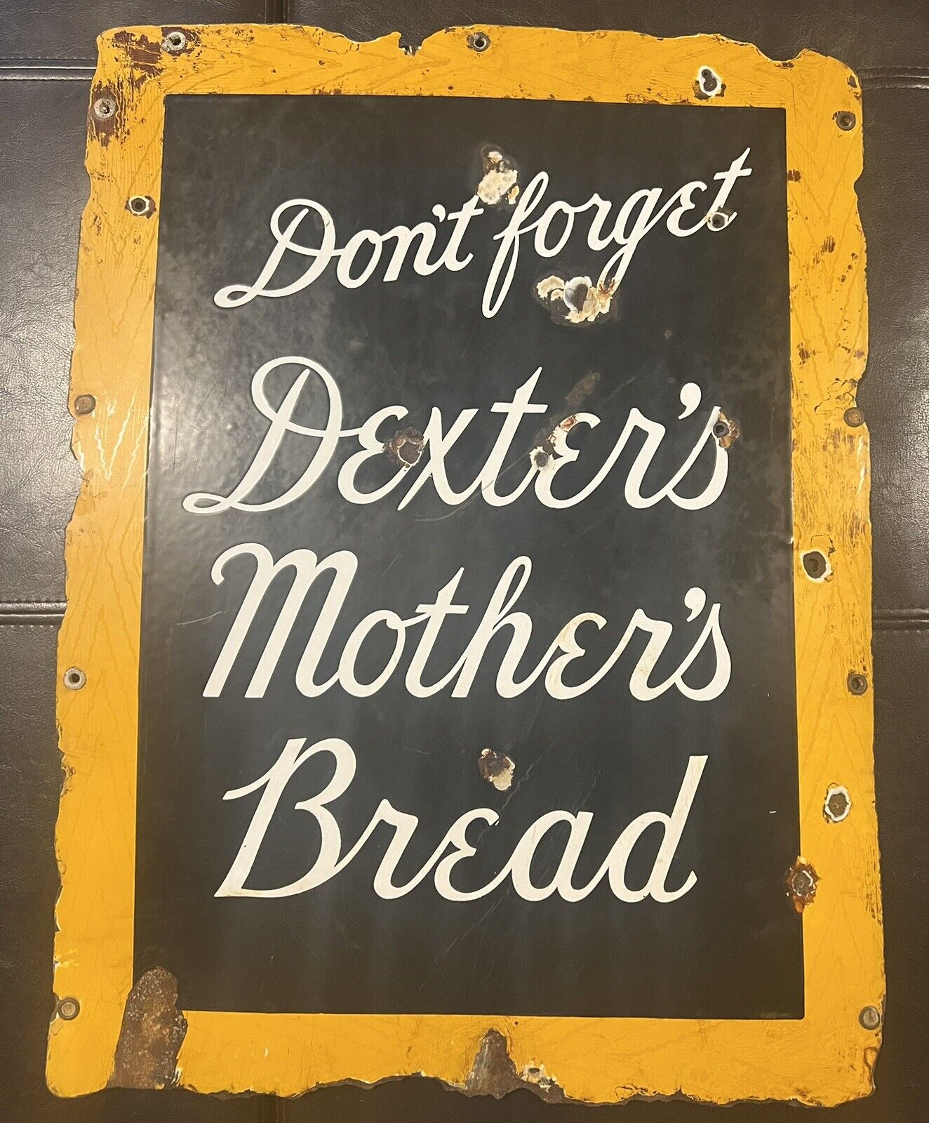 Vintage Dexter’s Mothers Bread sign
