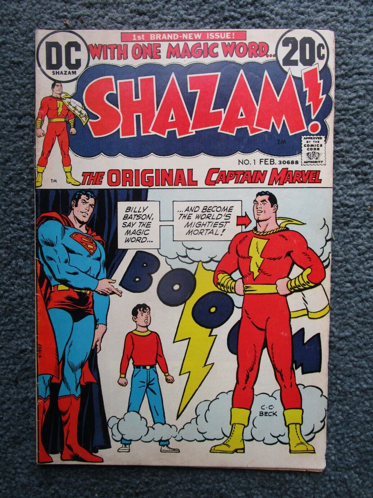 1973 DC Comics SHAZAM Issue #1