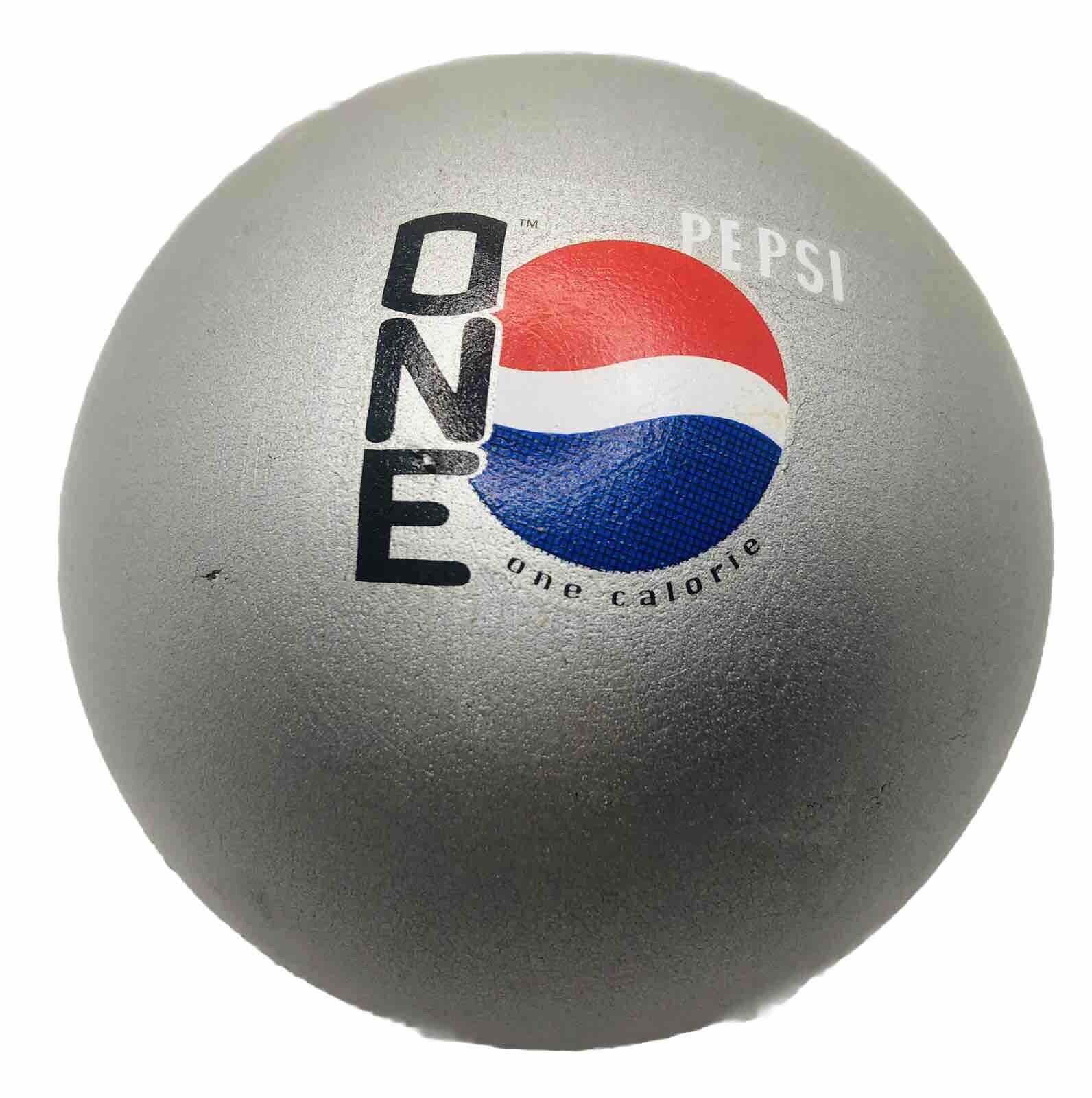 Vintage Pepsi One Calorie Promotional Squeeze Stress Foam Ball Old Cola Logo