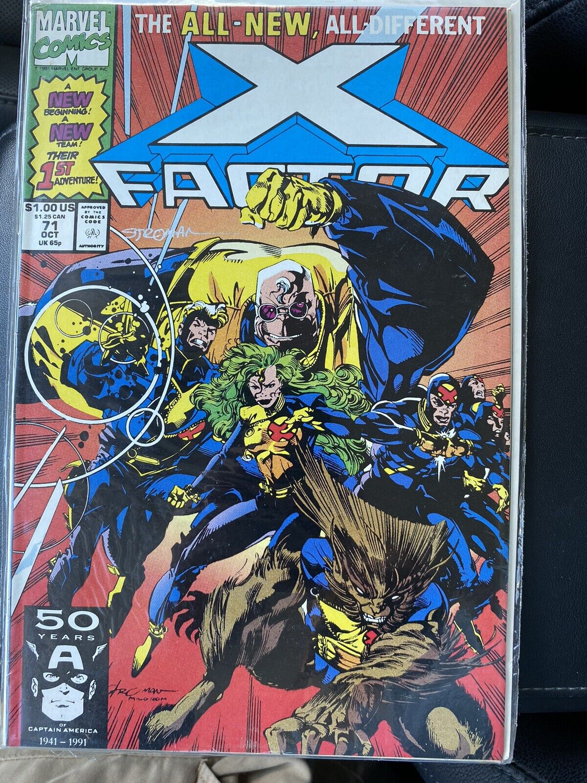 X-Factor #71 (Marvel Comics October 1991) Signed By Artist Larry Stroman