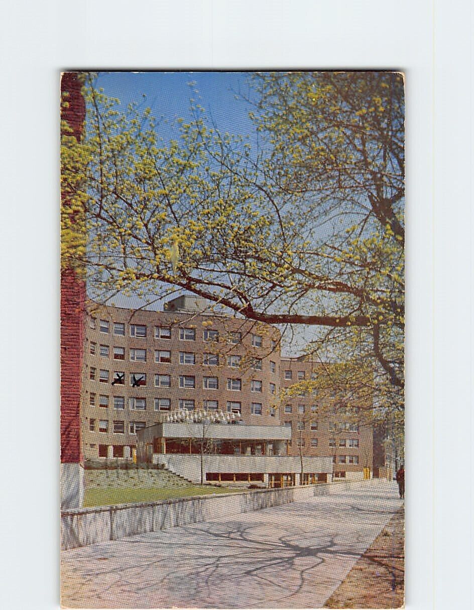 Postcard Everett Moore Baker House MIT Cambridge Massachusetts USA