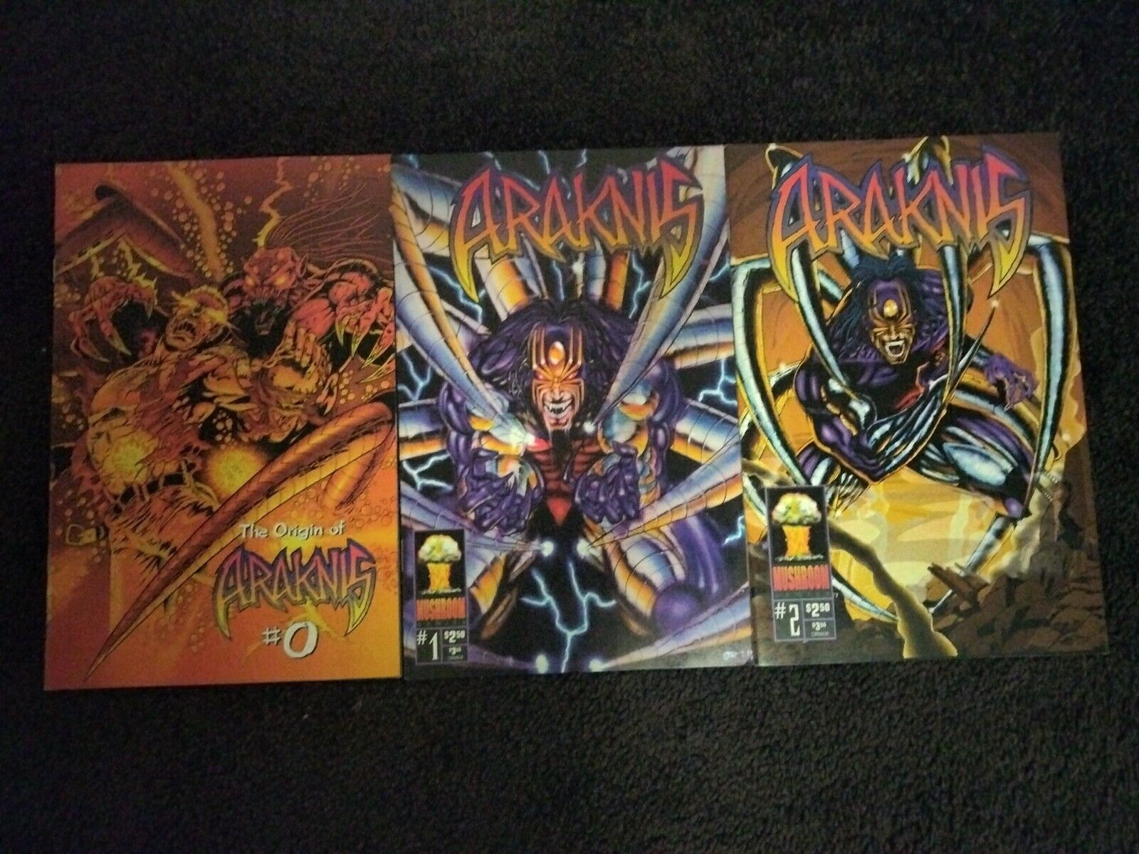 Lot Of 3 Araknis Comics