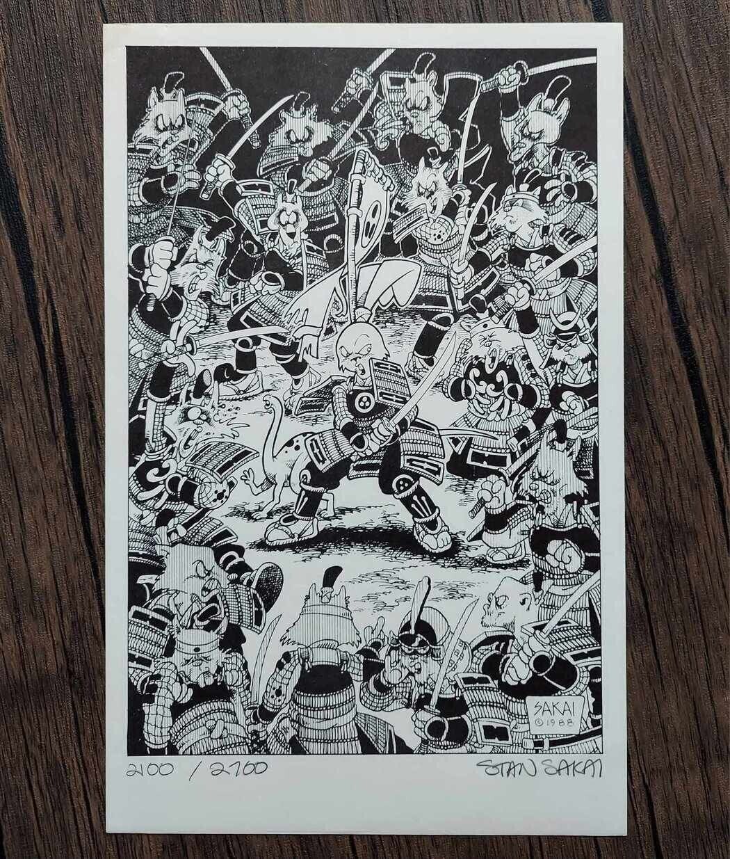 Usagi Yojimbo limited edition art print by Stan Sakai 1988 signed & numbered