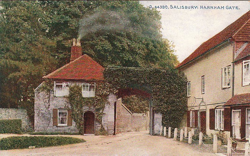 Postcard Salisbury Harnham Gate UK