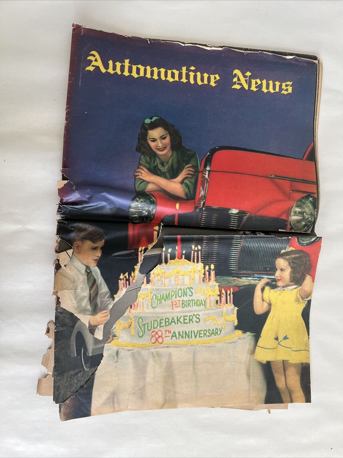 1940 Automotive News Studebaker 88th Anniversary + Champion 1st Birthday