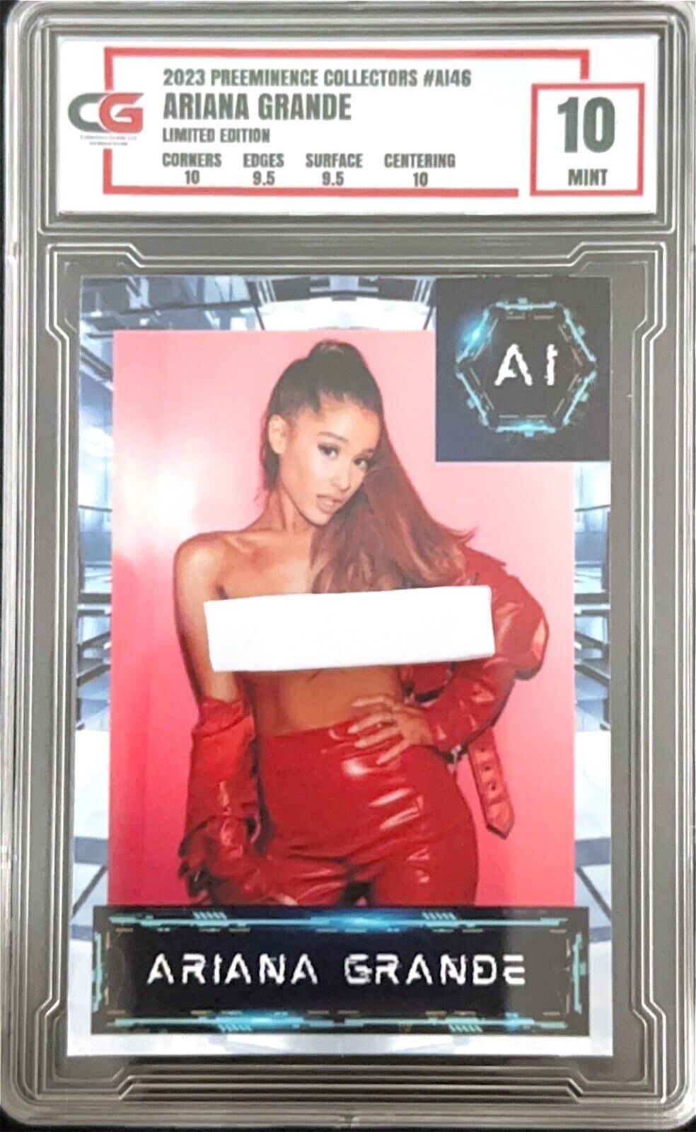 Ariana Grande Card Cg Graded 10 Mint 