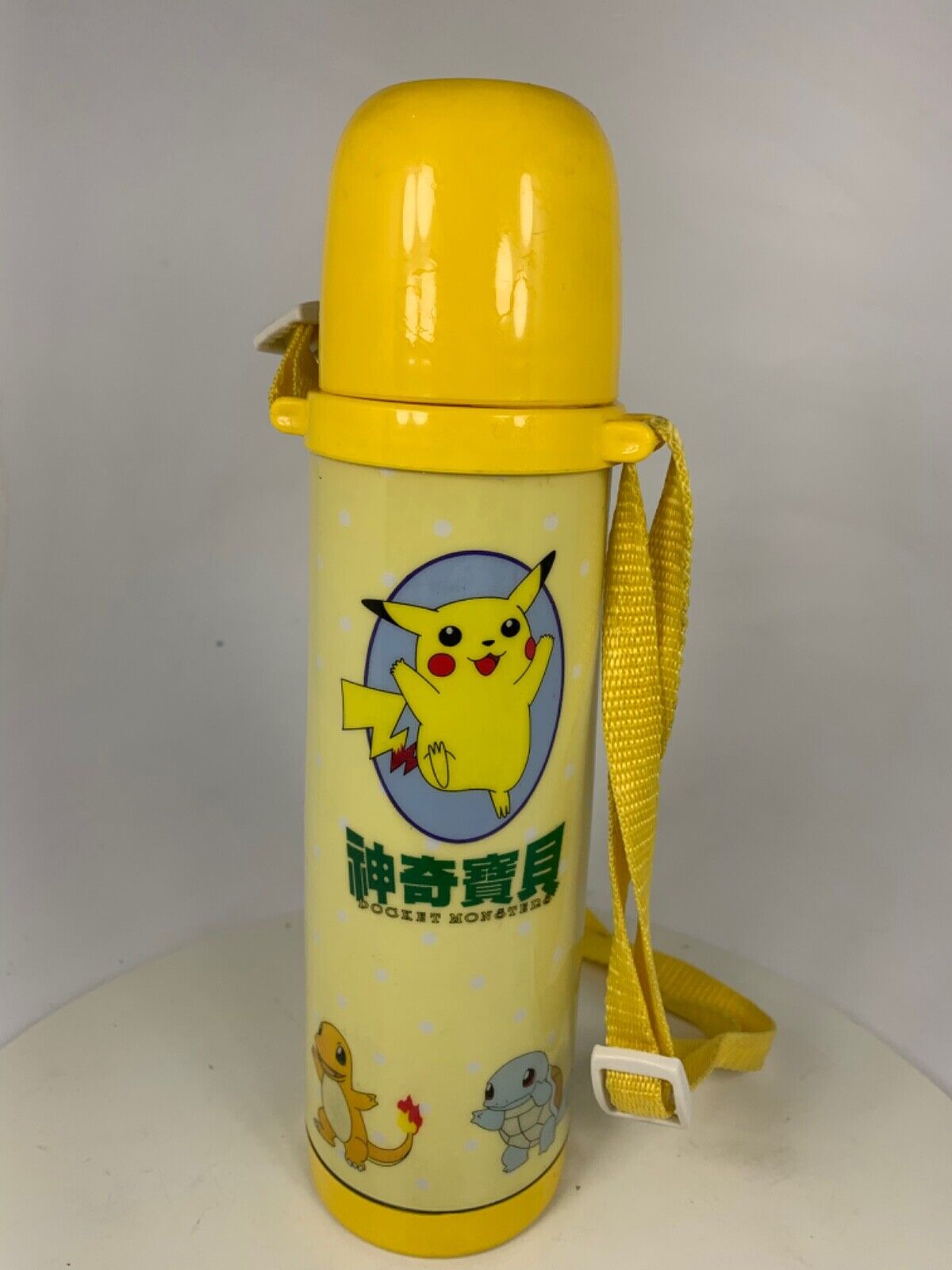 Pokemon (GO) Pikachu Docket Monster 8 Thermos Nintendo Tokyo Japan Vintage 1998
