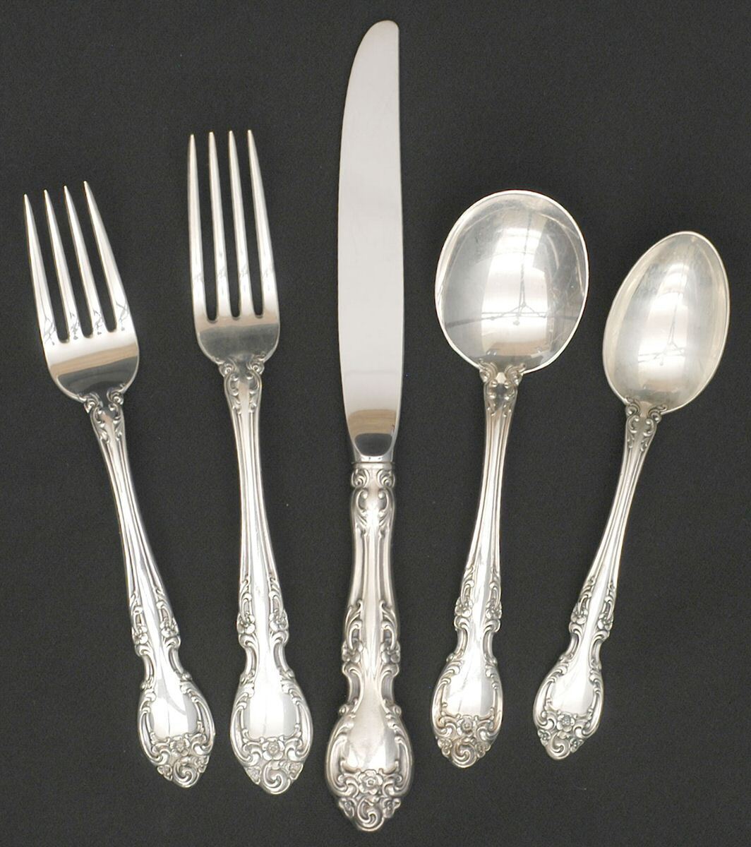 Gorham Silver Melrose  5 Piece Place Setting 6010325