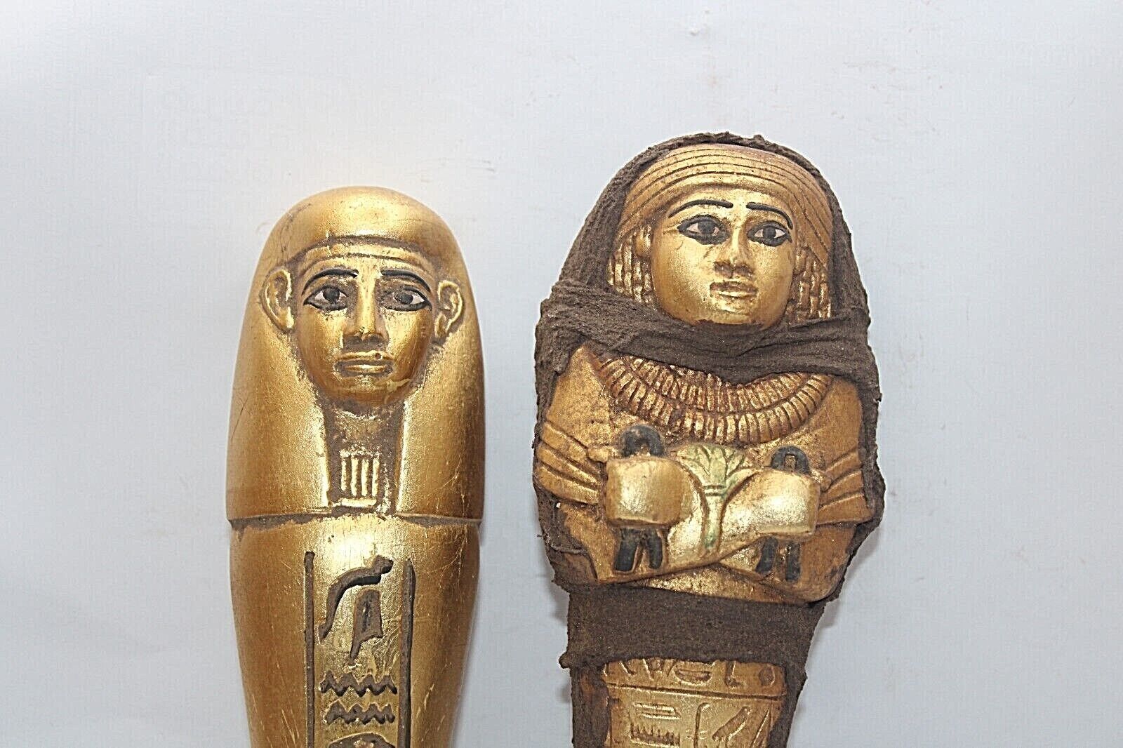2 RARE ANCIENT EGYPTIAN ANTIQUE ROYAL Ushabti Shabti Statues Servant Egypt Histo