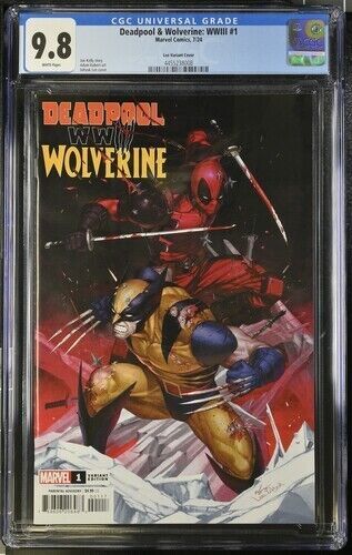 Deadpool & Wolverine WWIII #1  InHyuk Lee Incentive 1:25 RATIO  Variant  CGC 9.8