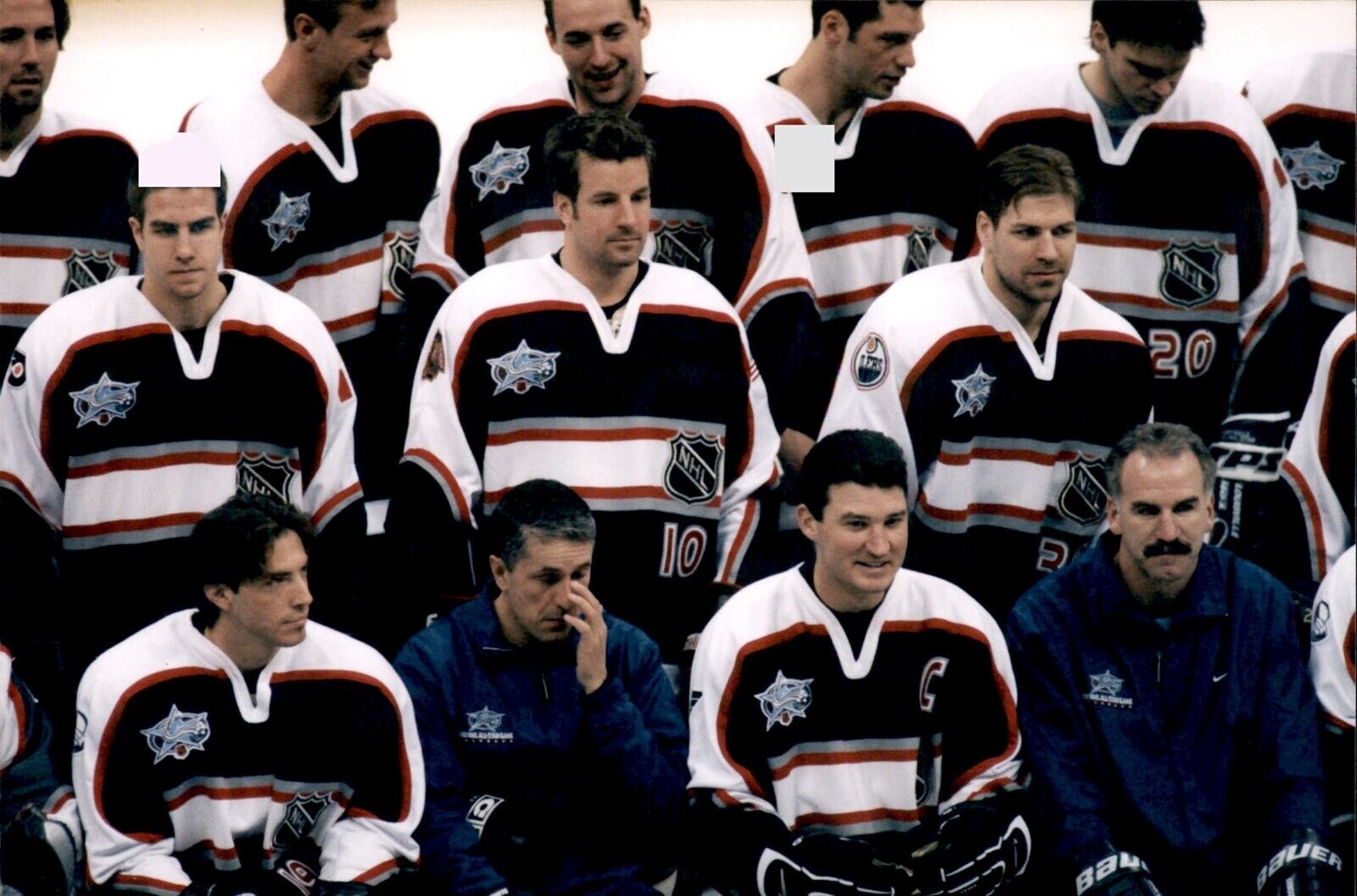 PF37 2001 Orig Photo HOCKEY ALL-STAR GAME S. GAGNE T. AMONTE D. WEIGHT J. SAKIC