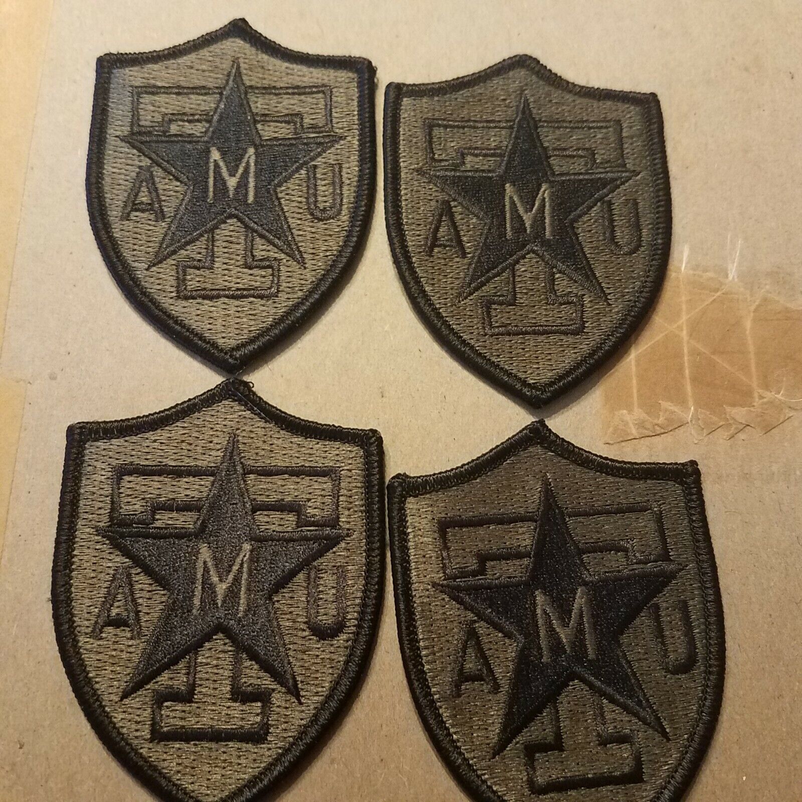 LOT OF 4 Texas A&M College Patch Subdued Aggies Football  