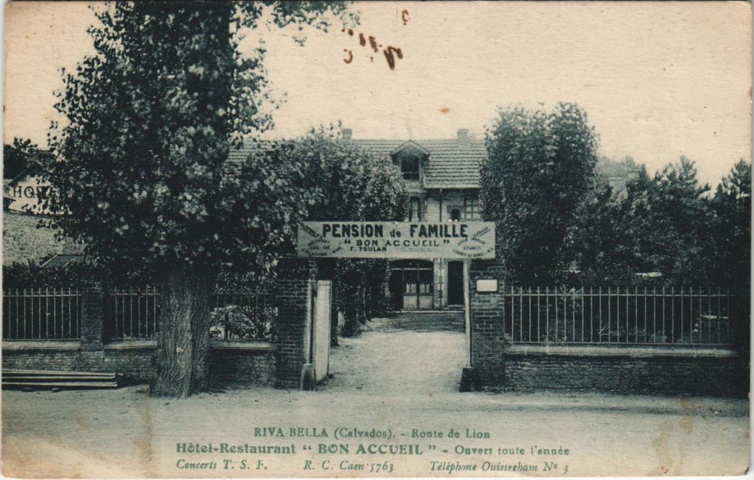 CPA RIVA-BELLA Hotel Restaurant Bon Accueil (1227184)