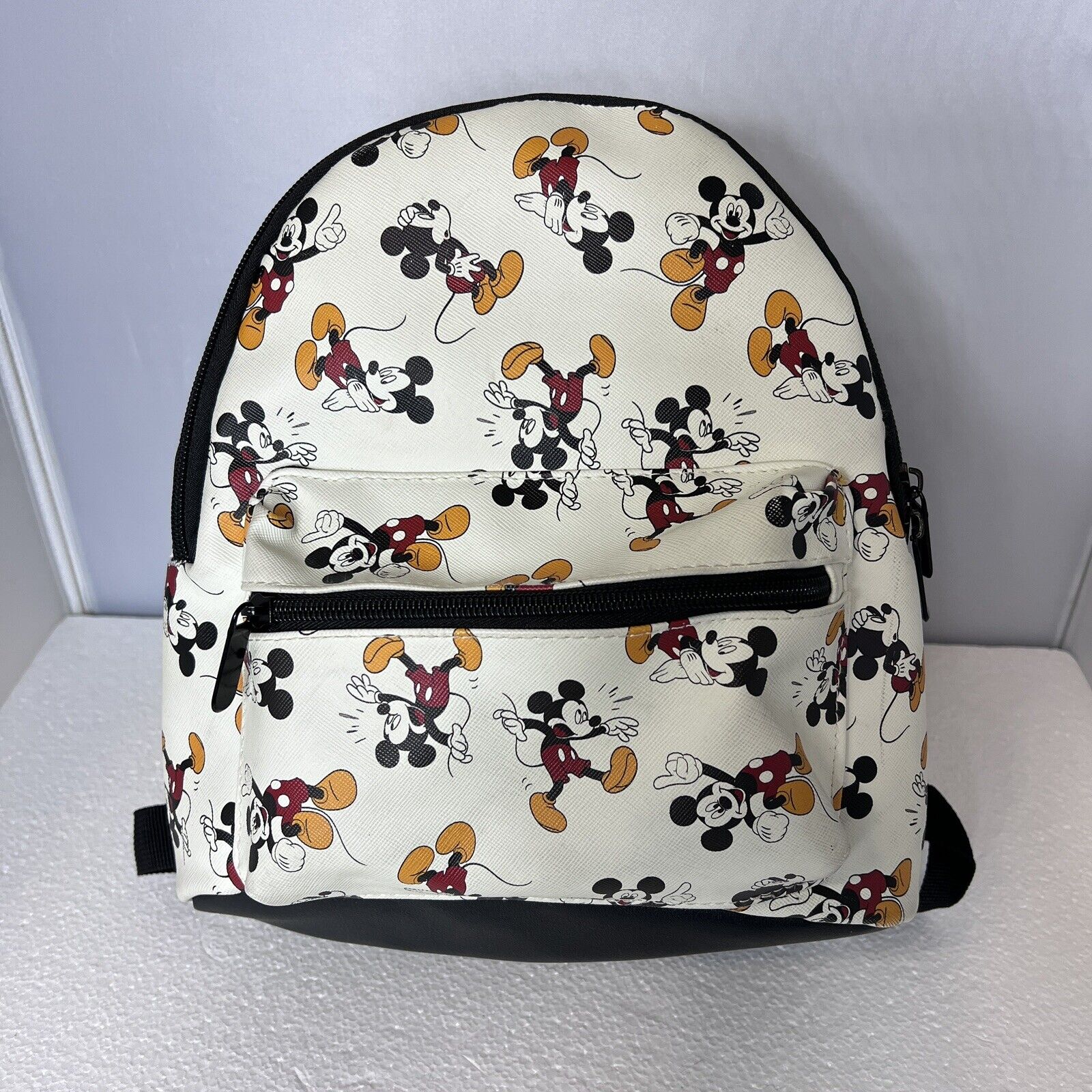 Disney Mickey Mouse Mini Backpack  Mickey All Print 11.5” BioWorld