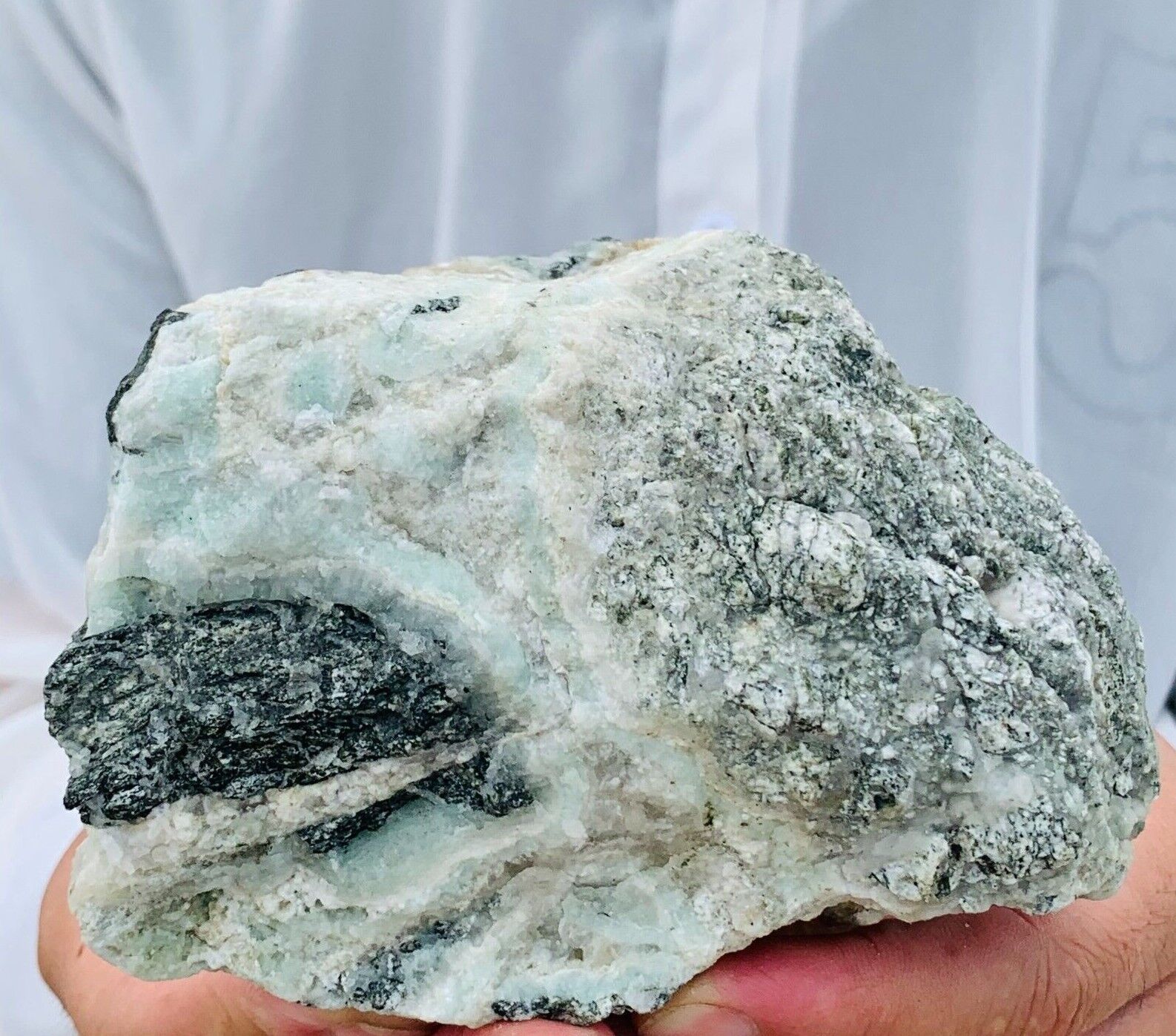 970g Miraculous Beautiful Fluorite Quartz Crystal Rough Mineral Specimen