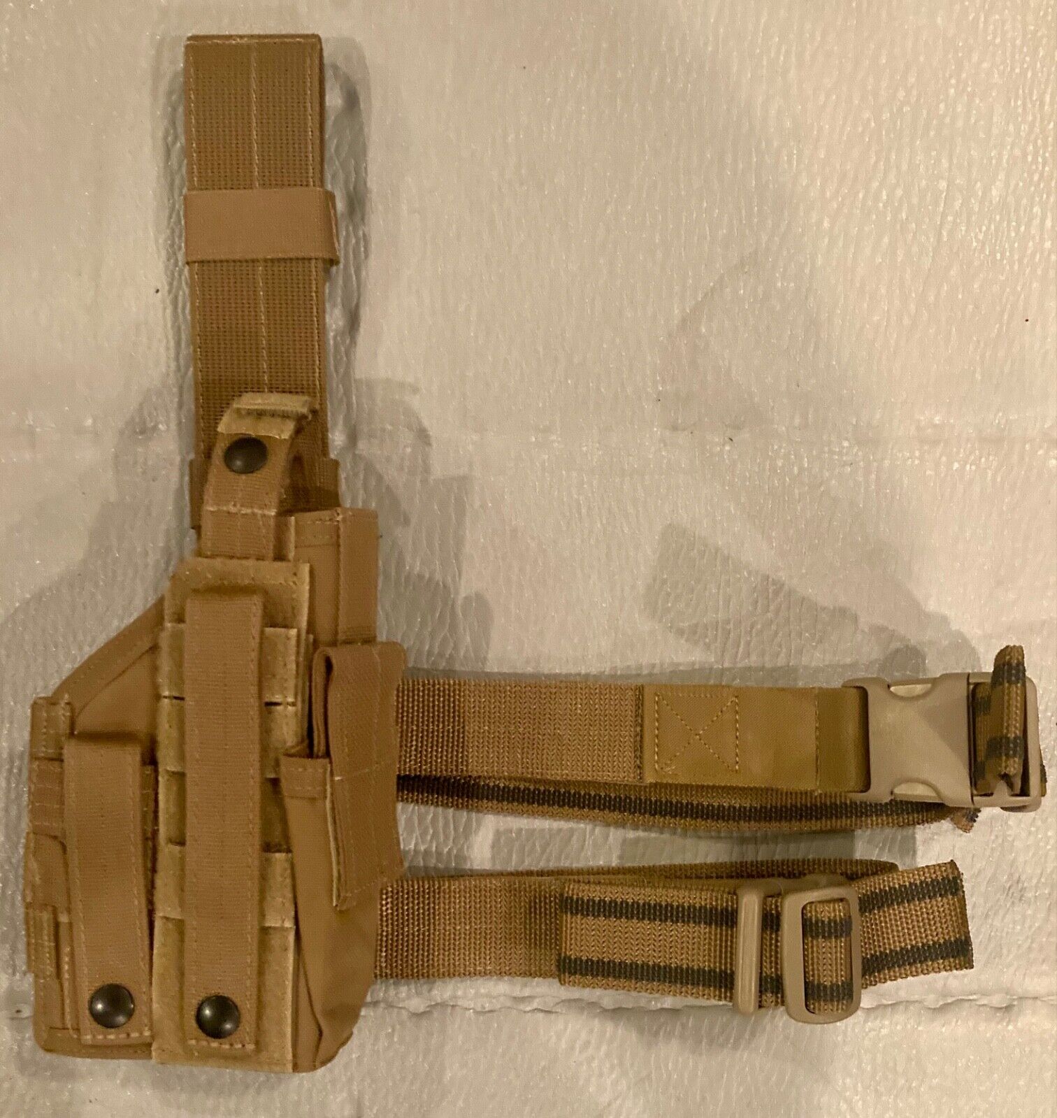 Blackhawk USA Omega PALS MOLLE Coyote Holster Beretta M9A1 Drop Leg Multi-Config