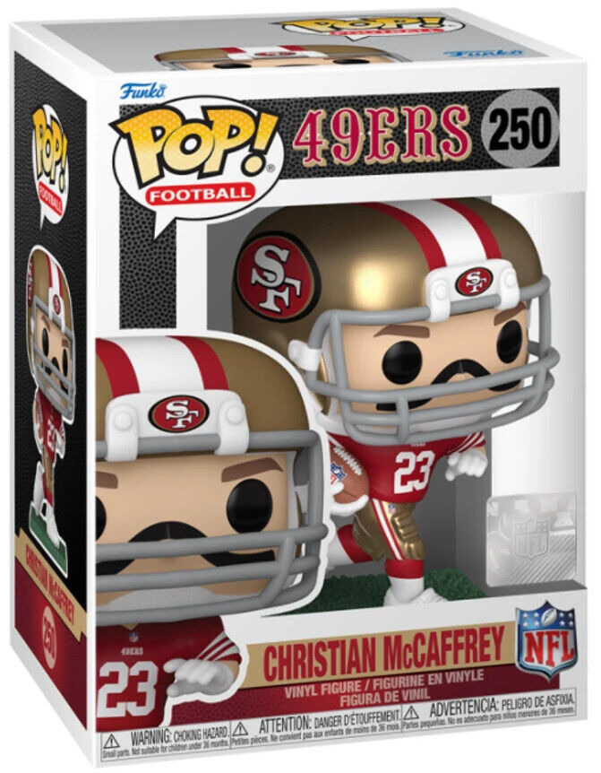 Funko Pop NFL San Franciso 49ers Christian McCaffrey Figure w/ Protector