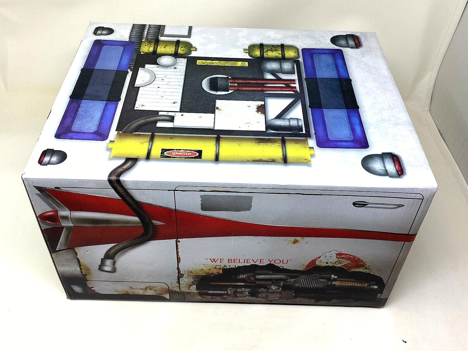Reebok Ecto-1 Ghostbusters Ghost Trap Shoebox Cardboard Punchout - MINT