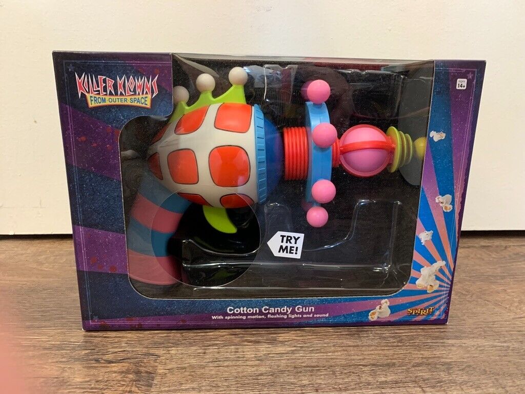 Killer Klowns From Outer Space Cotton Candy Gun Spirit Halloween Ray Gun - NEW