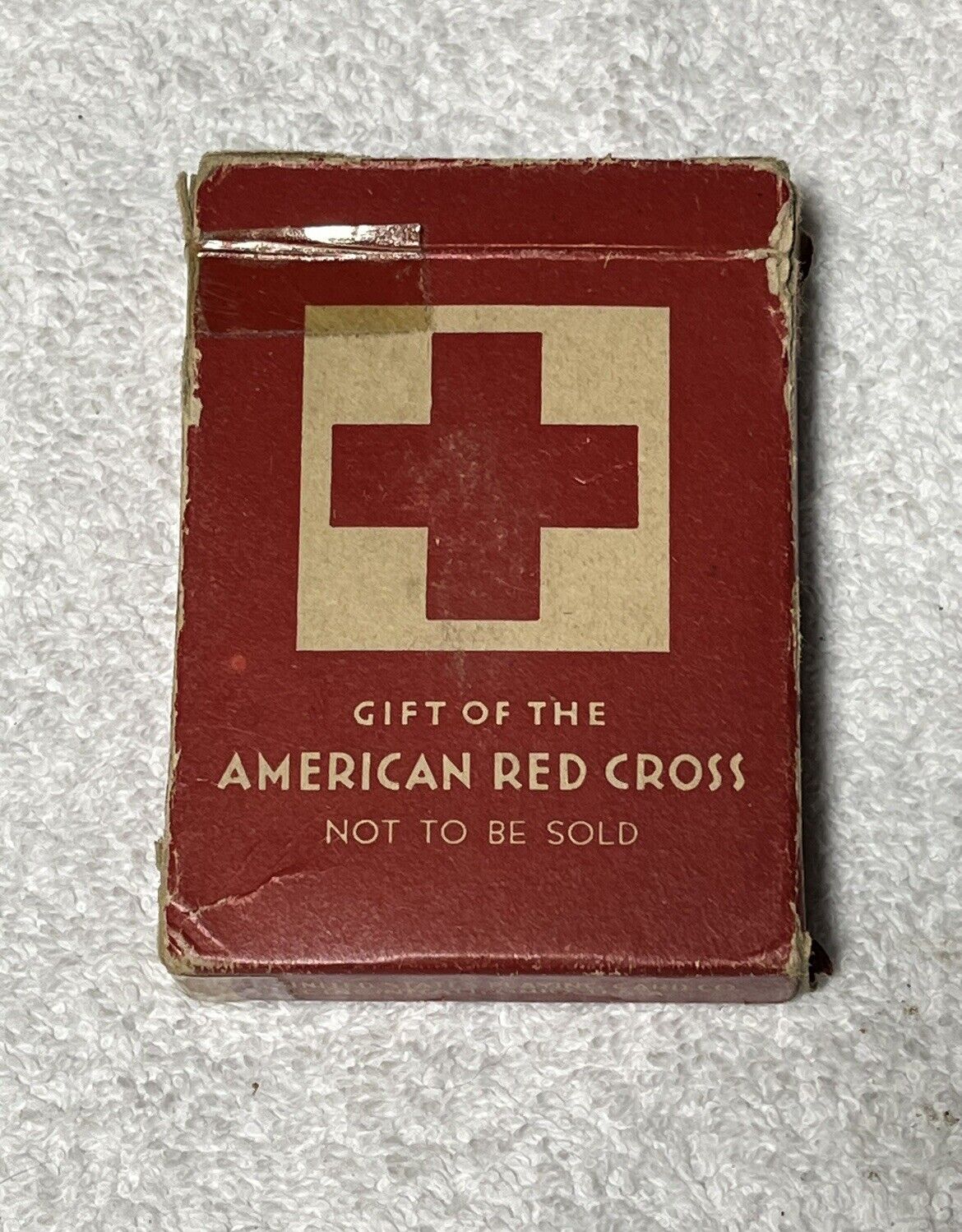 WWII Red Cross Pack of Playing Cards