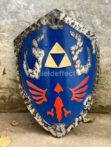 Wood Medieval Legend of Zelda Inspired Hylian Templar Shield Role/Cosplay Shield