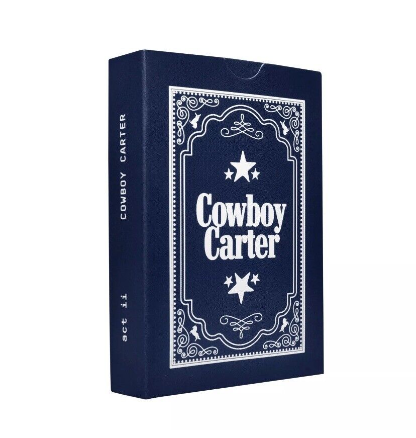 Act ii Cowboy Carter Beyonce HOLD EM Playing Cards NEW SEALED IN HAND