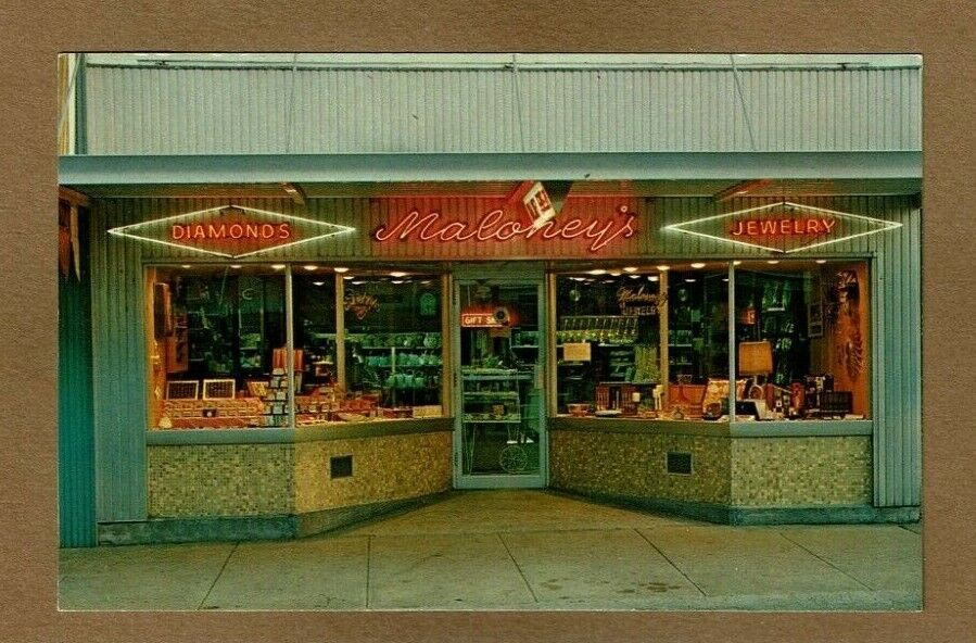 Portage, WI Wisconsin, Maloney\'s Jewelry Store,  \