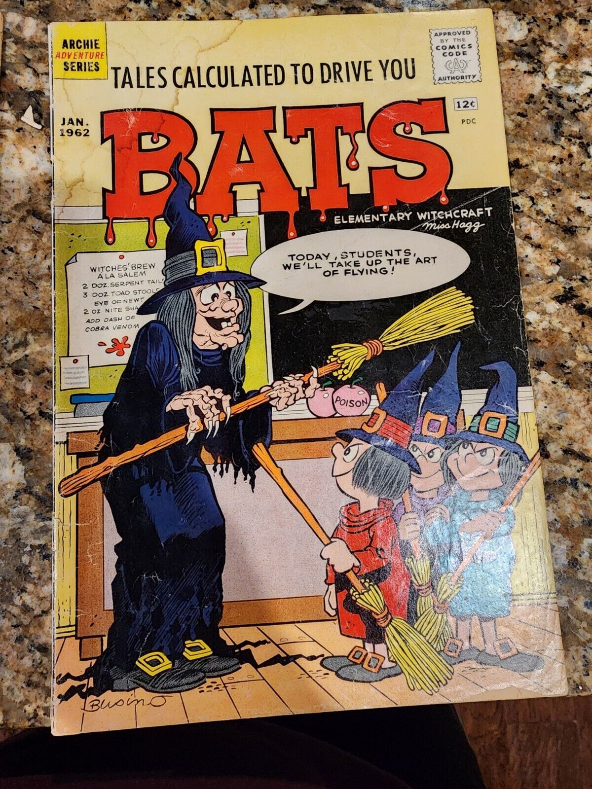 Tales Calculated to Drive You Bats #2 Archie Comics 1962. Top Quality.
