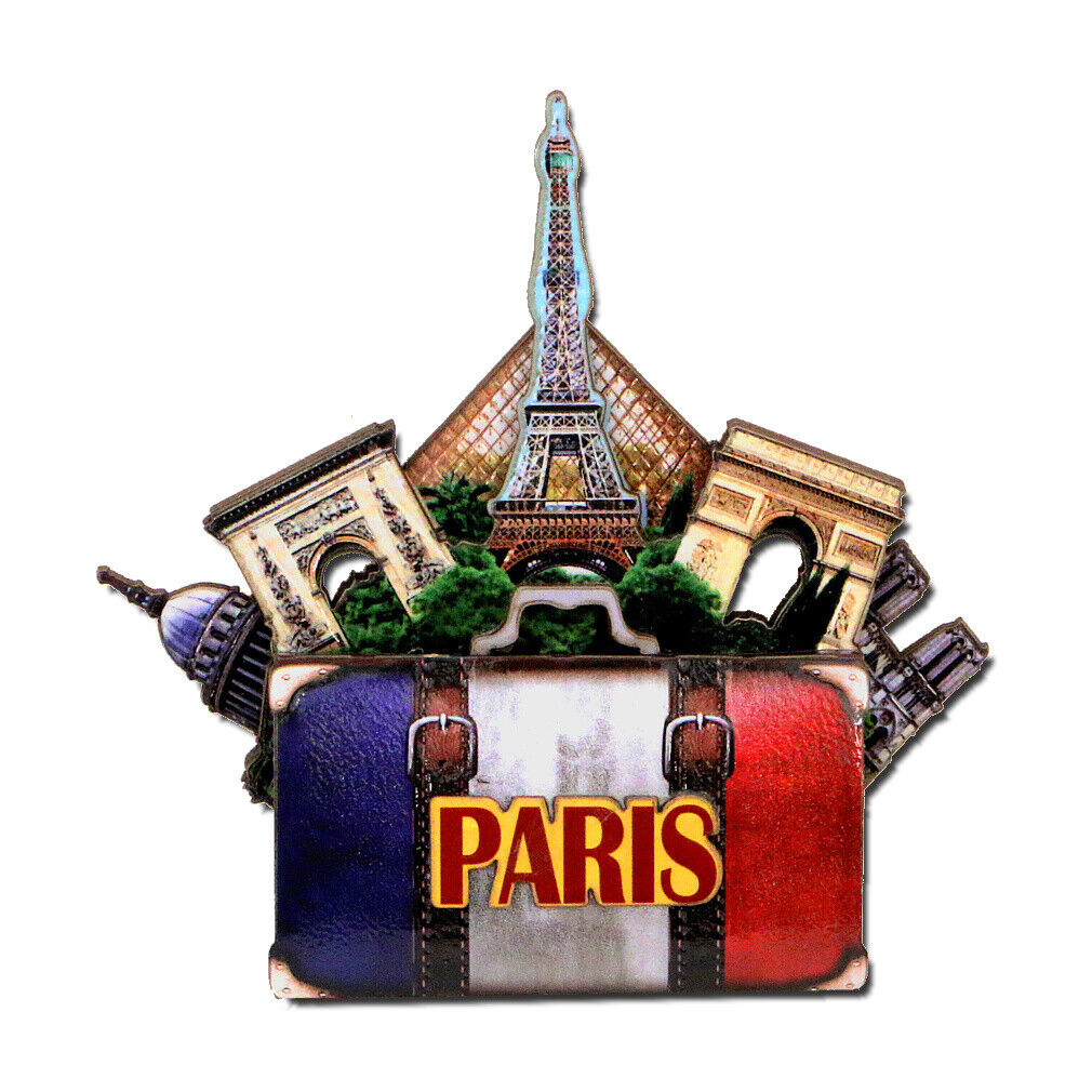Paris Landmark Magnet - France City 3D Souvenir Travel Collectible Gift