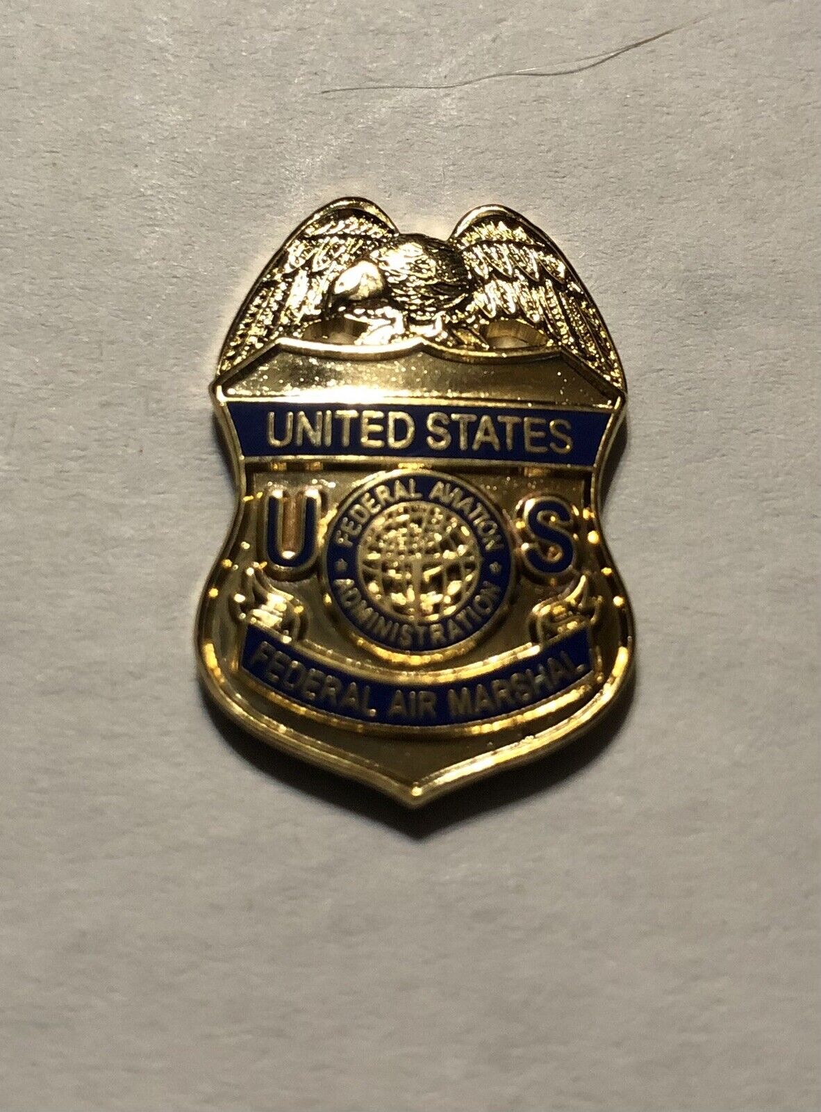 United States Federal Air Marshall Lapel pin (c15) 1in Tall