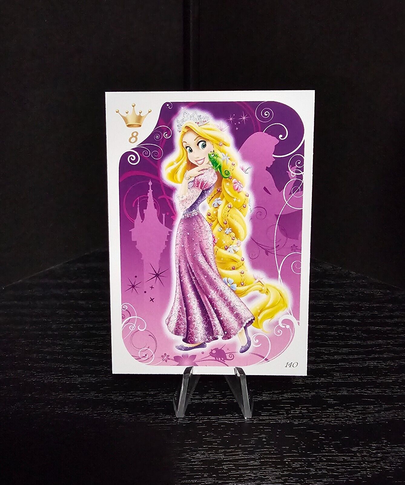 2014 topps disney princess Rapunzel glitter card
