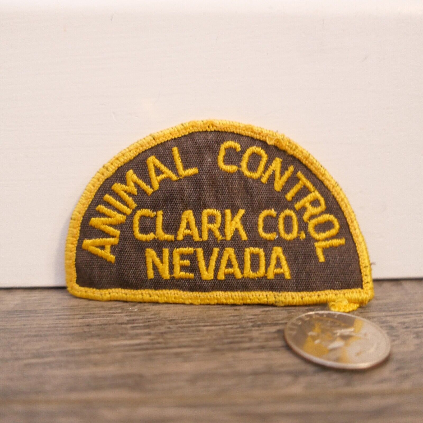Vtg. CLARK COUNTY NEVADA Animal Control Patch  RARE