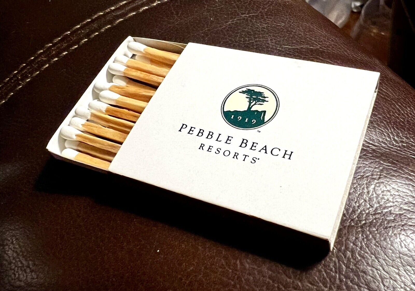 Pebble Beach Resorts, Pebble Beach, CA, Full Unstruck Matchbox