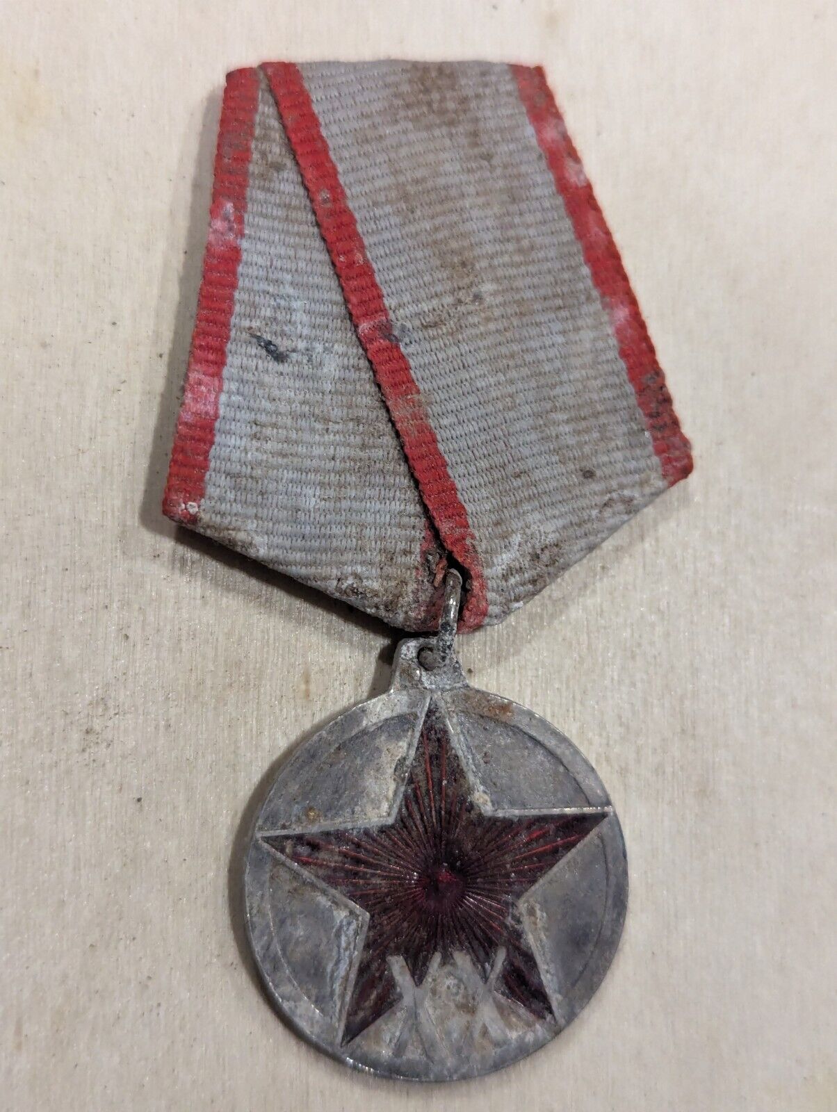 WW2 Red Star Soviet Medal USSR Soviet Badge Award Medal Read Description