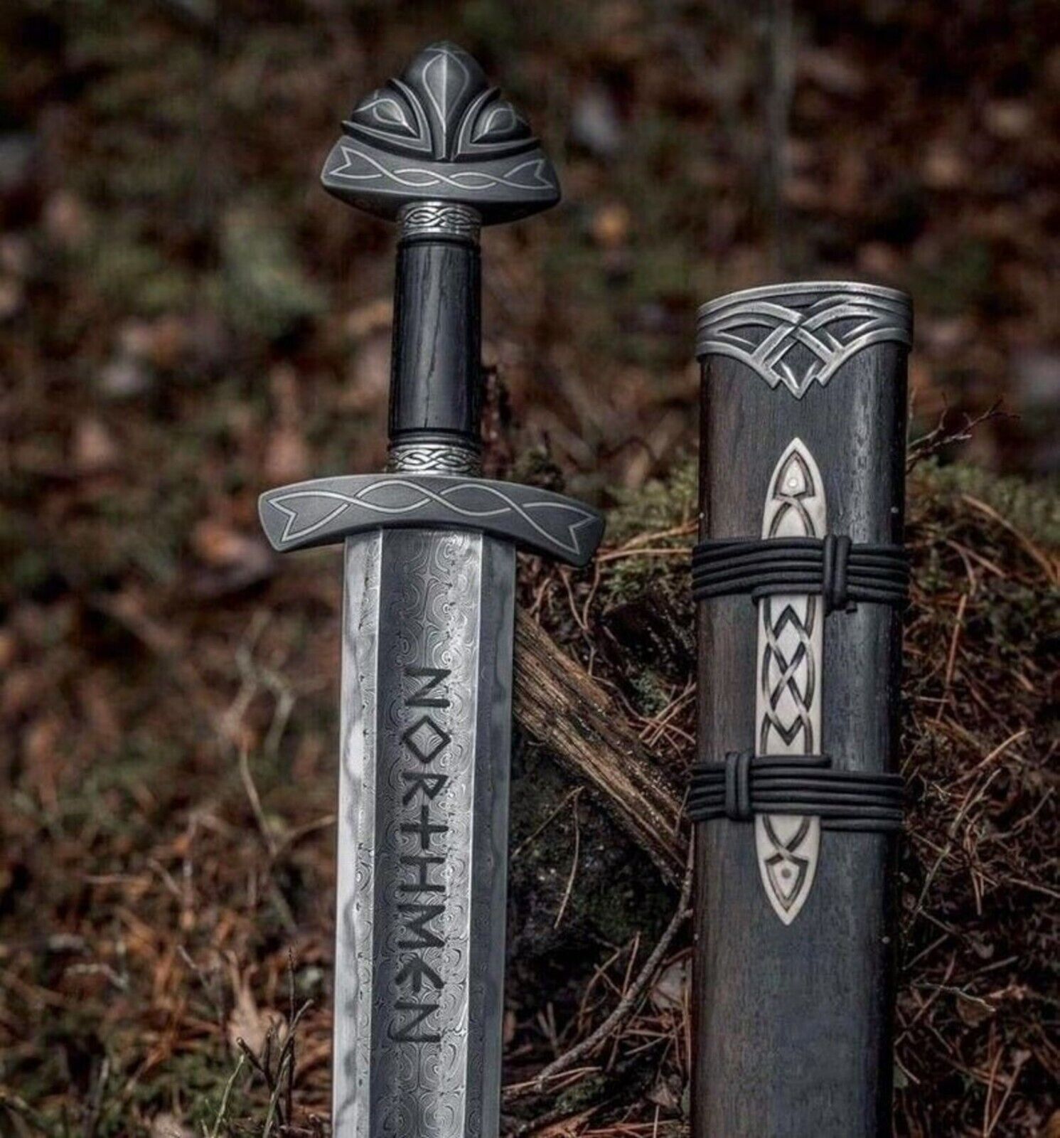 Northmen Viking Sword | Custom Handmade Damascus Steel Ready to Battle Sword