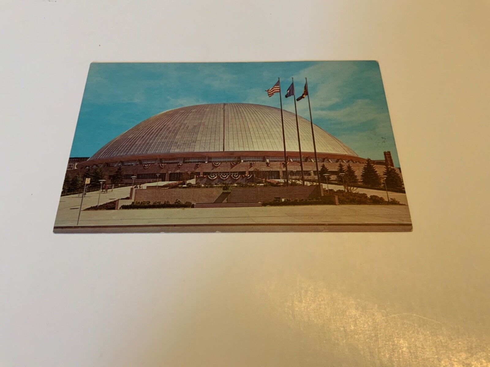 Pittsburgh, Pa. ~ Public Auditorium - Stainless Steel Roof -  Vintage Postcard