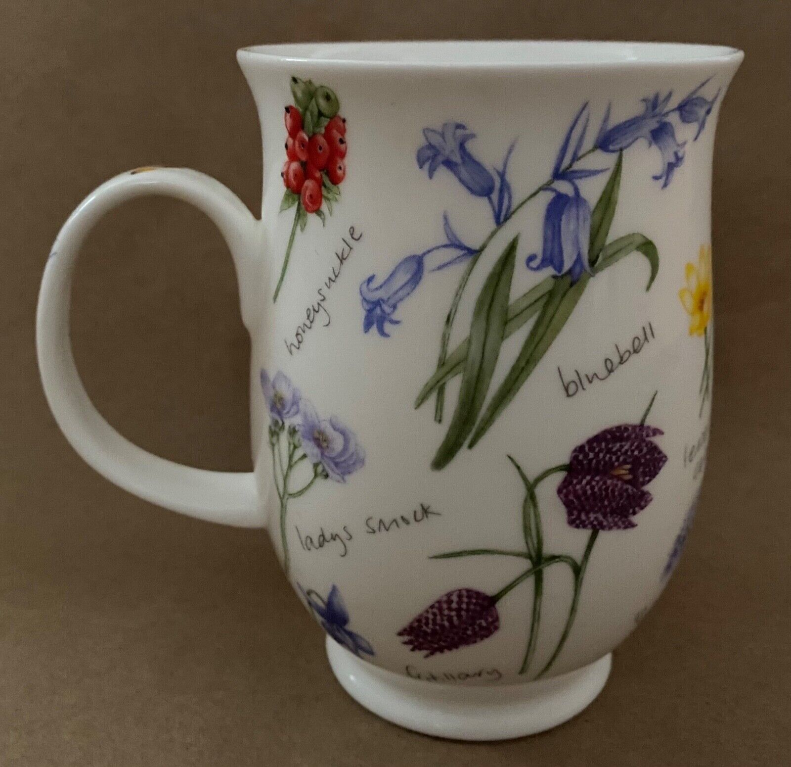 Dunoon Wayside By Jane Fern Fine Bone China Collectible Coffee Tea Mug