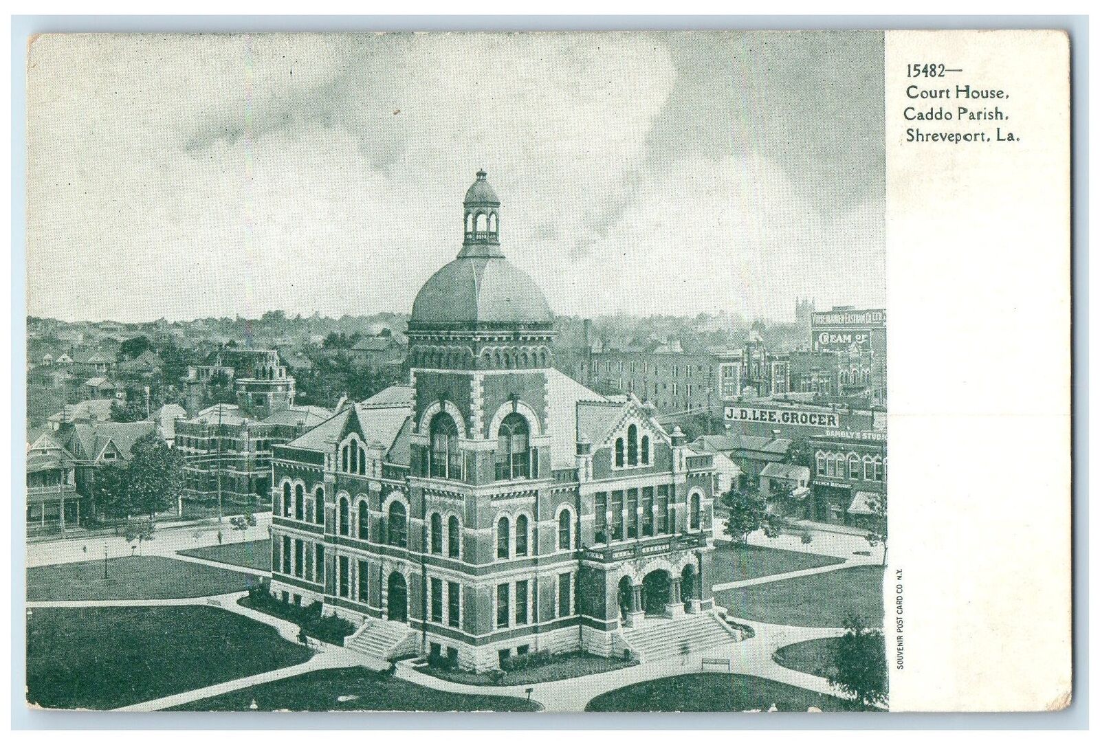 c1905\'s Court House Caddo Parish Exterior Shreveport Louisiana Unposted Postcard