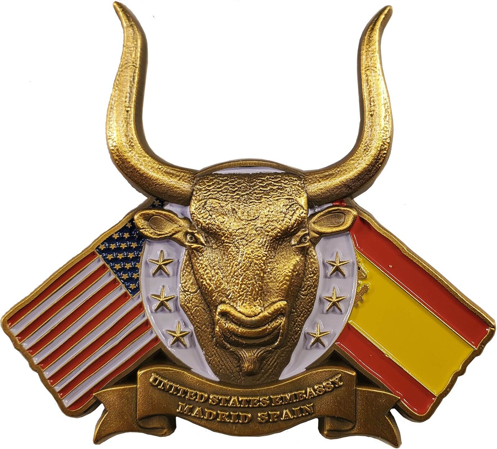 US State Department US Embassy Madrid Spain Challenge Coin 2\