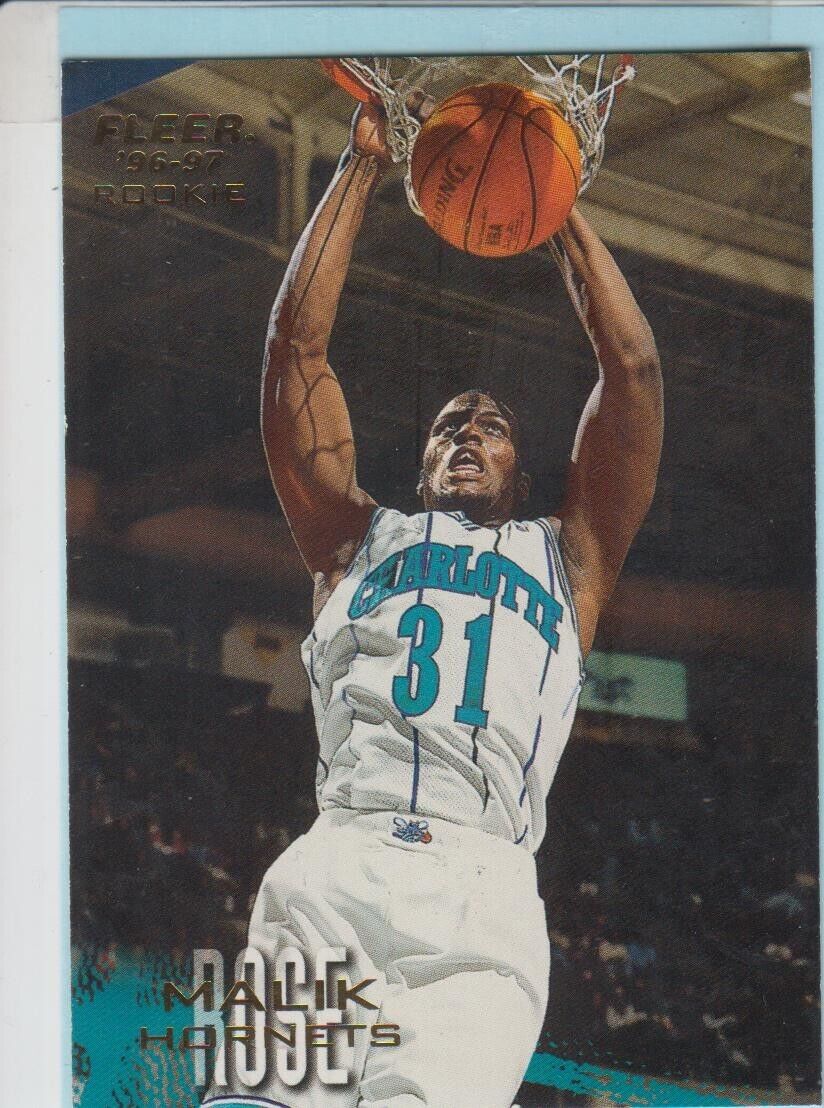 PINK Malik # 193 Rookie Basketball Cards Fleer 96-97 NBA Basketball Sandwiches