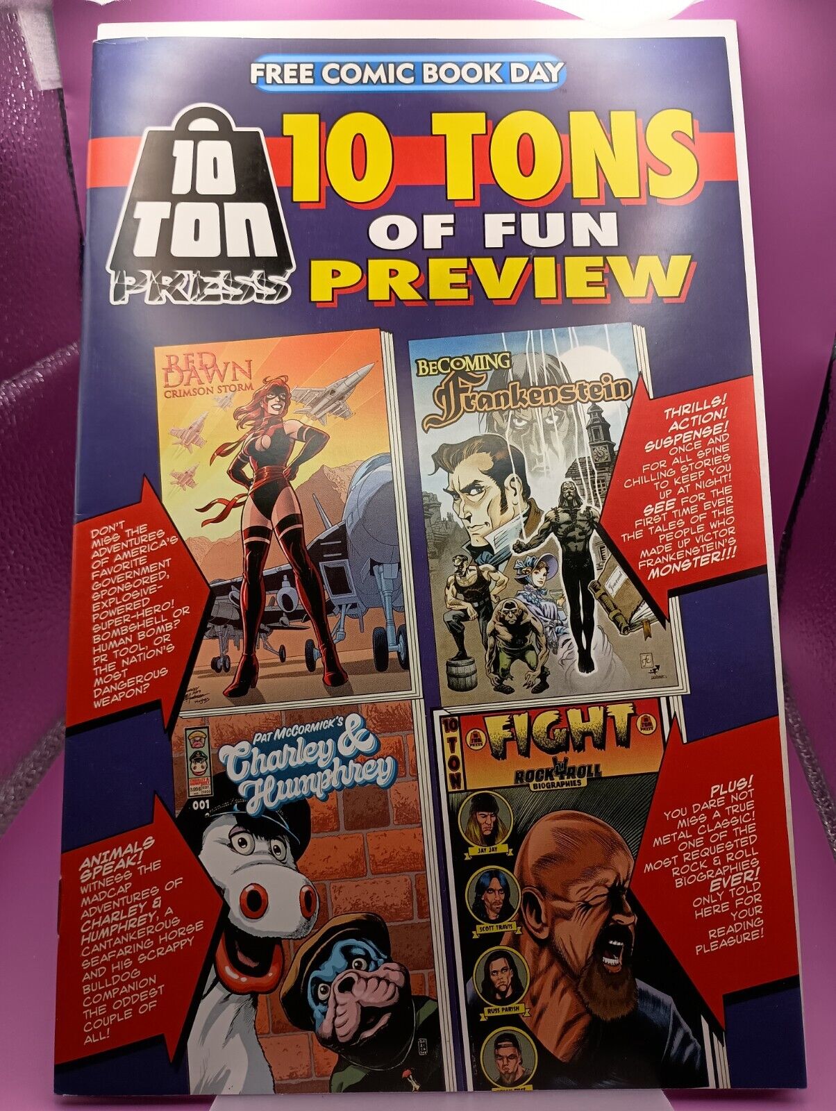 UNSTAMPED 2022 FCBD 10 Tons of Fun Promotional Giveaway Comic Book 