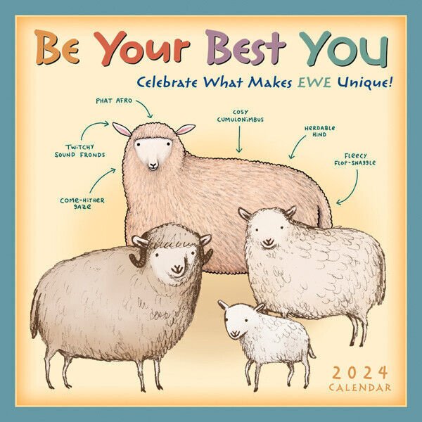 Sellers Publishing Be Your Best You 2024 Mini Calendar w