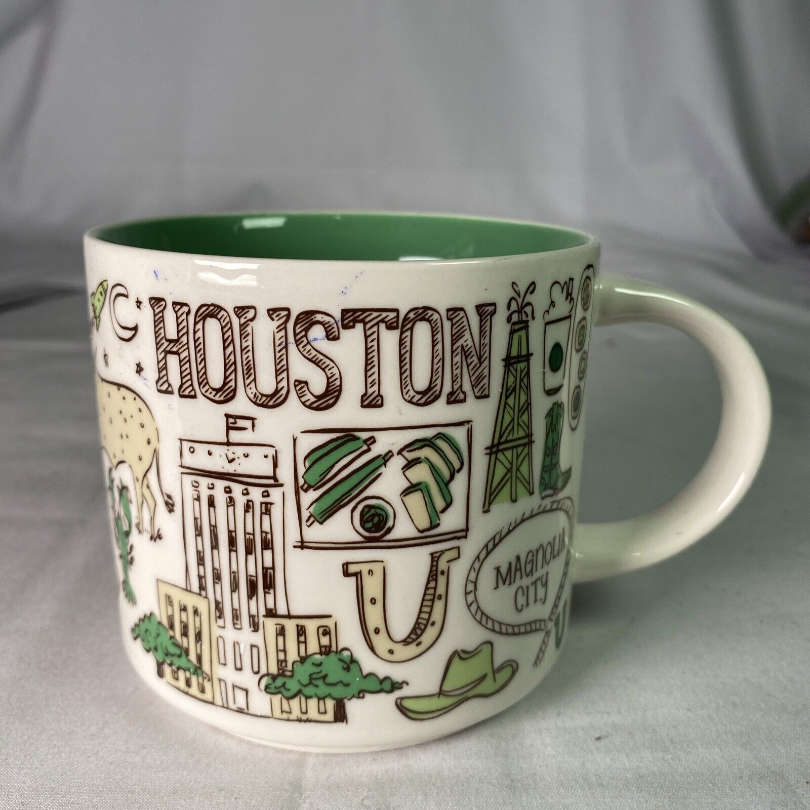 Starbucks Houston Been There Series Ceramic Coffee Tea Mug Cup 14 Oz 2018