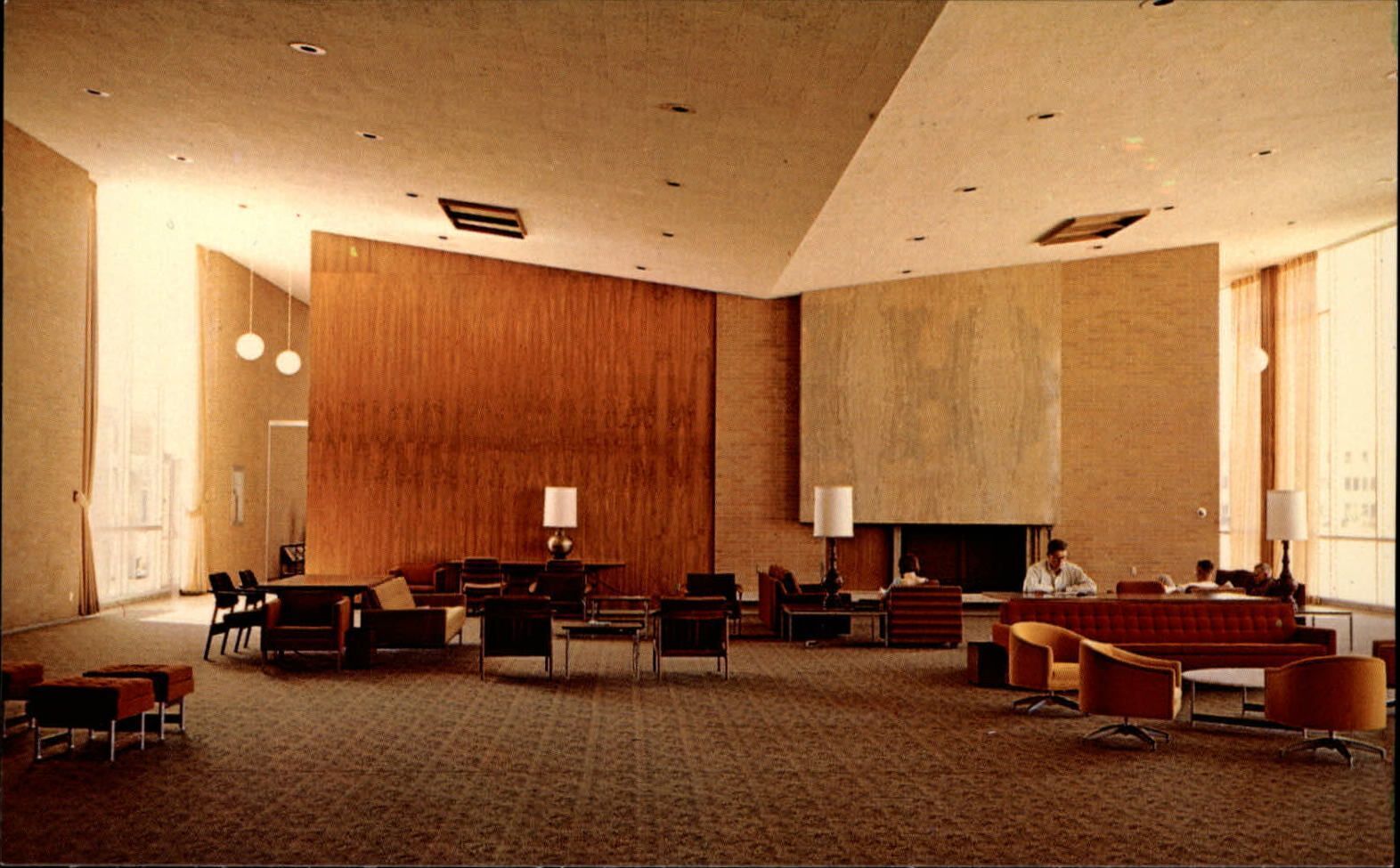 Y Center Brigham Young University Provo Utah mid century furniture ~ 1970s